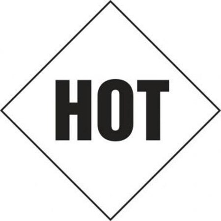 Accuform DOT PLACARD FOR MIXED LOADS HOT 10 MPL905CT25 MPL905CT25